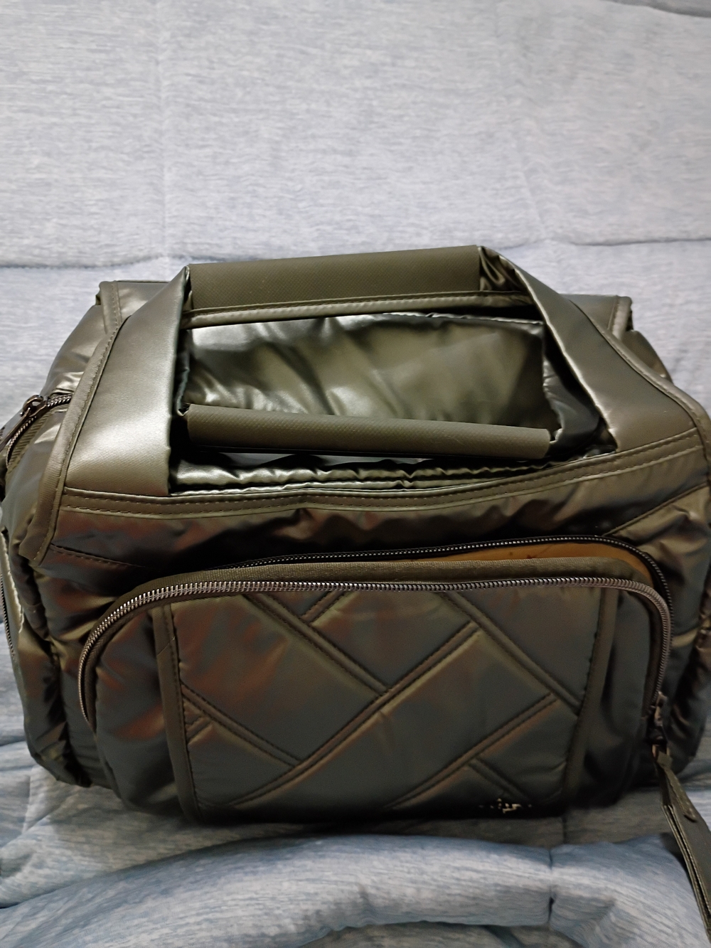 Lug Quilted Medium Satchel Crossbody - Rumble - Picture 2 of 16